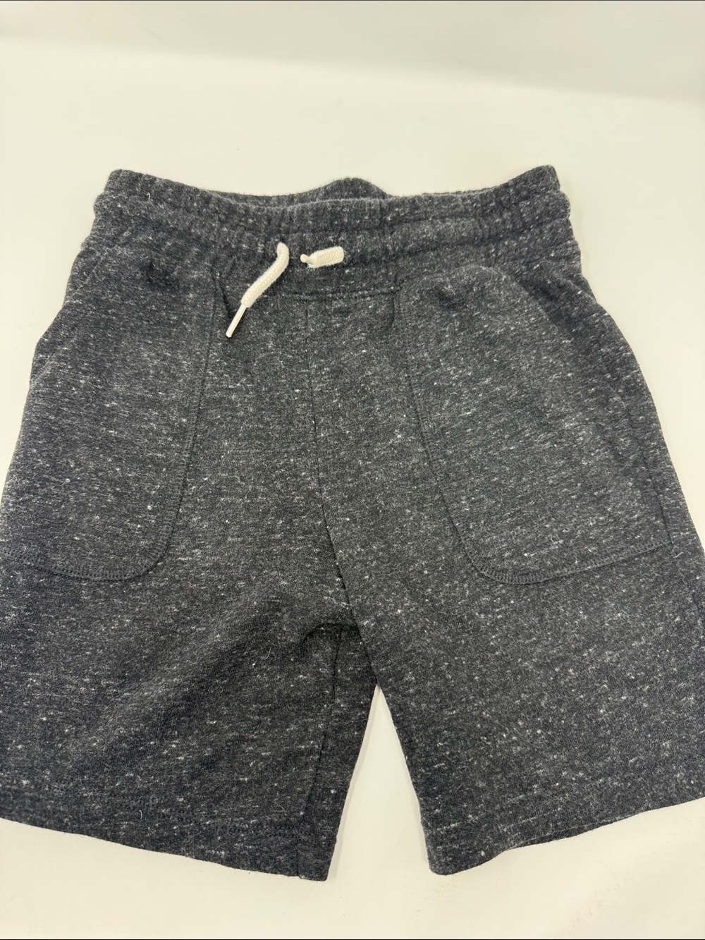 Boy’s Wonder Nation Heather Charcoal Drawstring Pocket Shorts size M (8)